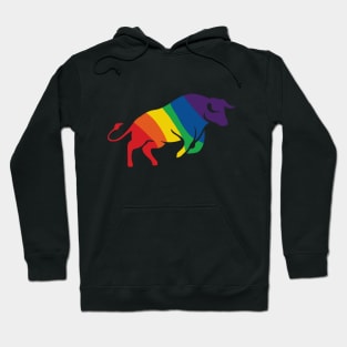 Rainbow Bull Hoodie